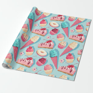 Presente Papel de enrolamento de doces ameaças