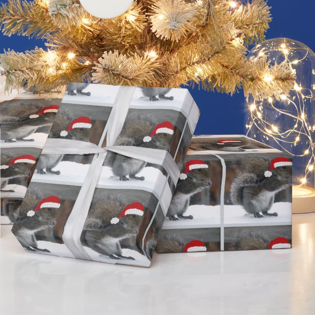 Presente Papel de enrolamento de esquilo de Natal (Feriados)