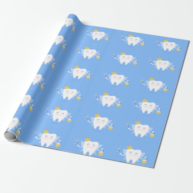 Presente Papel de enrolamento de fadas dentárias (Desenrolado)