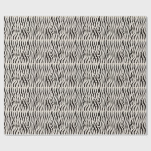 Presente Papel de enrolamento de faixa de zebra personaliza