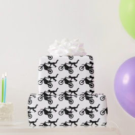 Presente Papel de enrolamento de Festas de aniversário moto