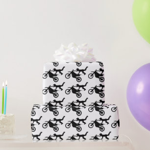 Presente Papel de enrolamento de Festas de aniversário moto