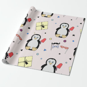 Presente Papel de enrolamento de festas personalizadas para