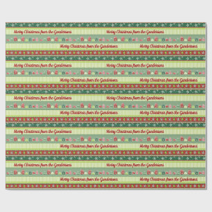 Presente Papel de enrolamento de fitas de Natal personaliza