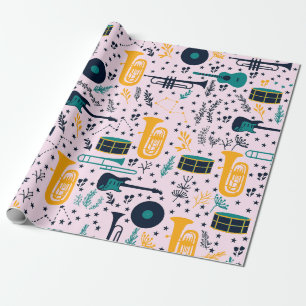 Presente Papel de enrolamento de instrumentos de música