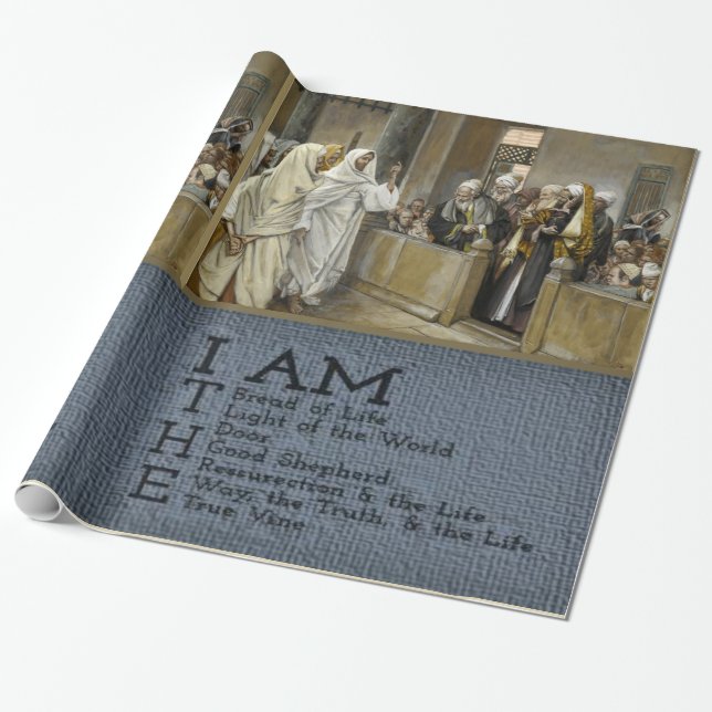 Presente Papel de enrolamento de Jesus Cristo (Desenrolado)