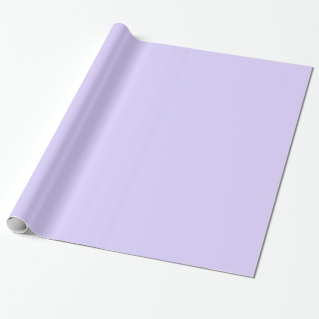 Presente Papel de enrolamento de Lavanda pálida (Desenrolado)