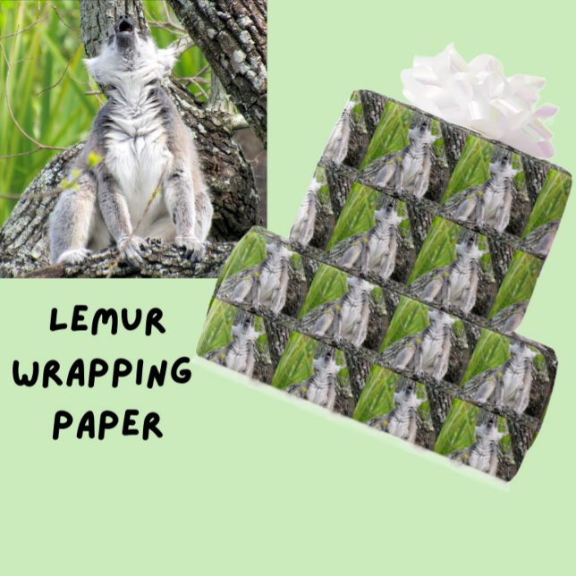 Presente Papel de enrolamento de Lemur (Criador carregado)