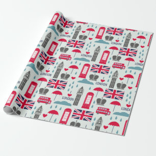 Presente Papel de enrolamento de Londres