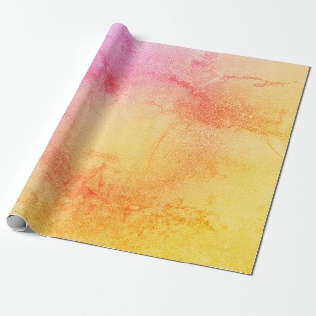 Presente Papel de enrolamento de mármore sunset (Desenrolado)