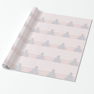 Presente Papel de enrolamento de monograma de férias de too