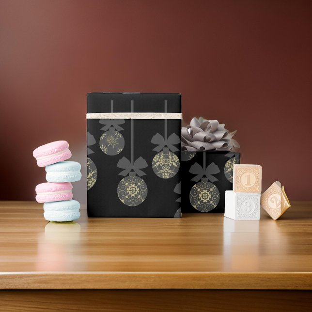 Presente Papel de enrolamento de natal da lâmpada de cinza (Criador carregado)