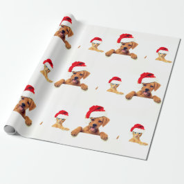 Presente Papel de enrolamento de Natal de amantes de os ani