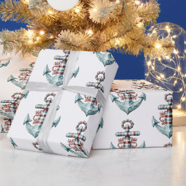 Presente Papel de enrolamento de Natal em Ancoragem Náutica