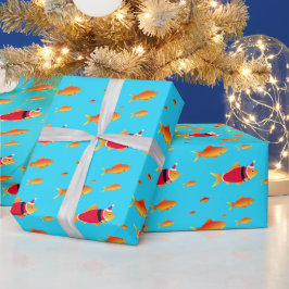 Presente Papel de enrolamento de Natal para Papais noeis de