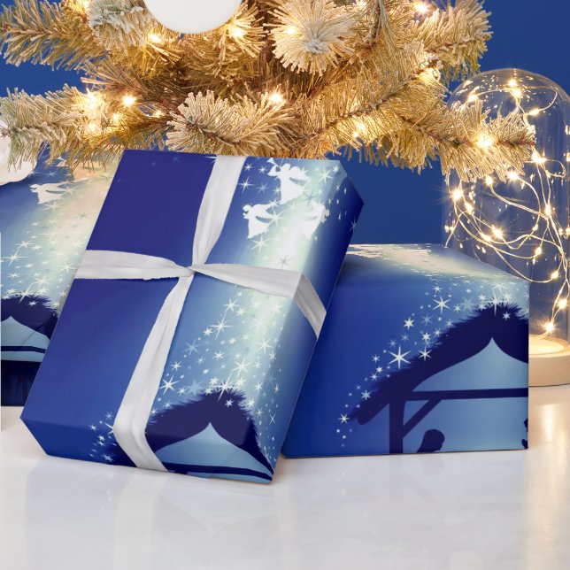 Presente Papel de enrolamento de natividade (Feriados)