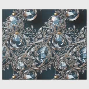 Presente Papel de enrolamento de ornamentos de cristais lux