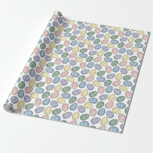 Presente Papel de enrolamento de ovos de Páscoa em Pastel