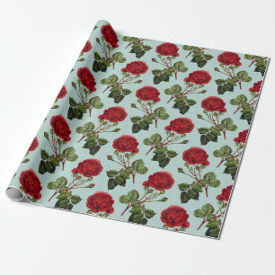 Presente Papel de enrolamento de padrão floral
