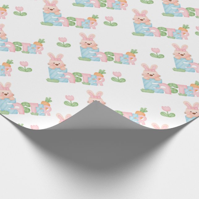 Presente Papel de enrolamento de Páscoas e coelhos de Pásco (Ponta)