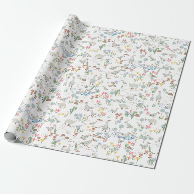 Presente Papel de enrolamento de pata (Desenrolado)