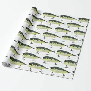 Presente Papel de enrolamento de peixes