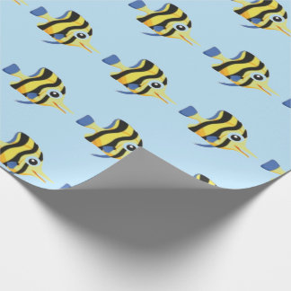 Presente Papel de enrolamento de peixes no oceano
