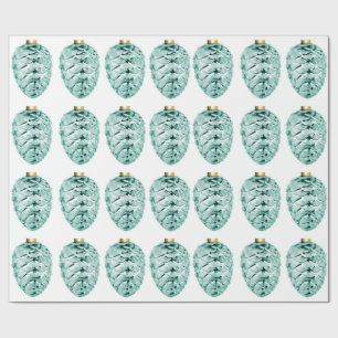 Presente Papel de enrolamento de pinecones de mint