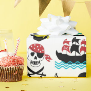 Presente Papel de enrolamento de pirata náutico
