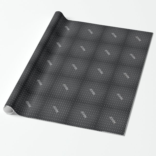 Presente Papel de enrolamento de placas de metal com diaman (Desenrolado)