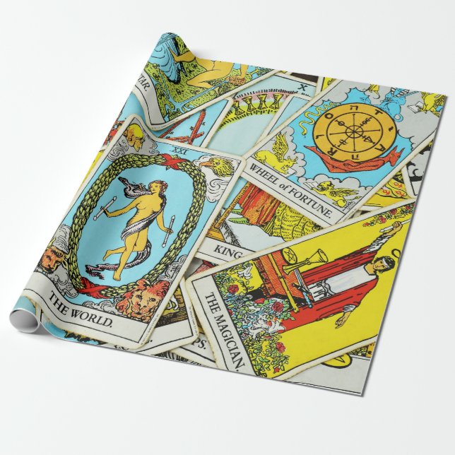 Presente Papel de enrolamento de tarot (Desenrolado)