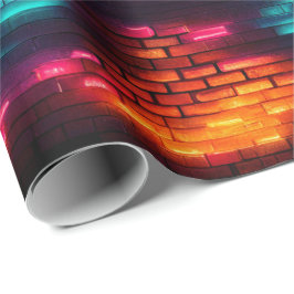 Presente Papel de enrolamento de tijolos de neão