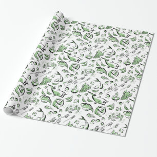 Presente Papel de enrolamento de tinta da cozinha chinesa m