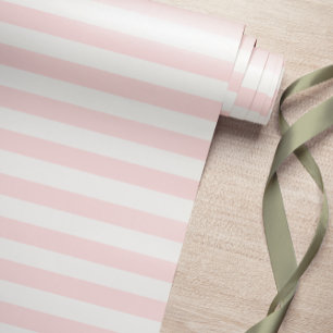 Presente Papel de enrolamento de tiras brancas de Rosas cla