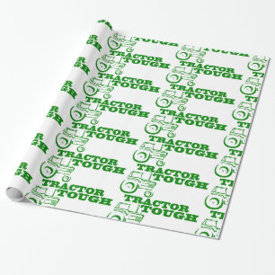 Presente Papel de enrolamento de tratores verdes