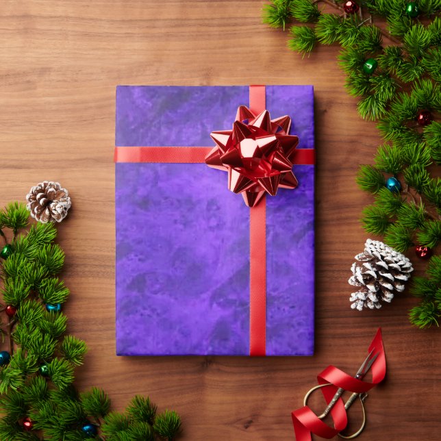 Presente Papel de enrolamento de veludo roxo Ametist (Presente de Natal)