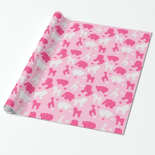 Presente Papel de enrolamento do biscoito de fosco Animal S (Desenrolado)