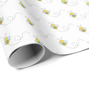Presente Papel de enrolamento do Chá de fraldas da abelha