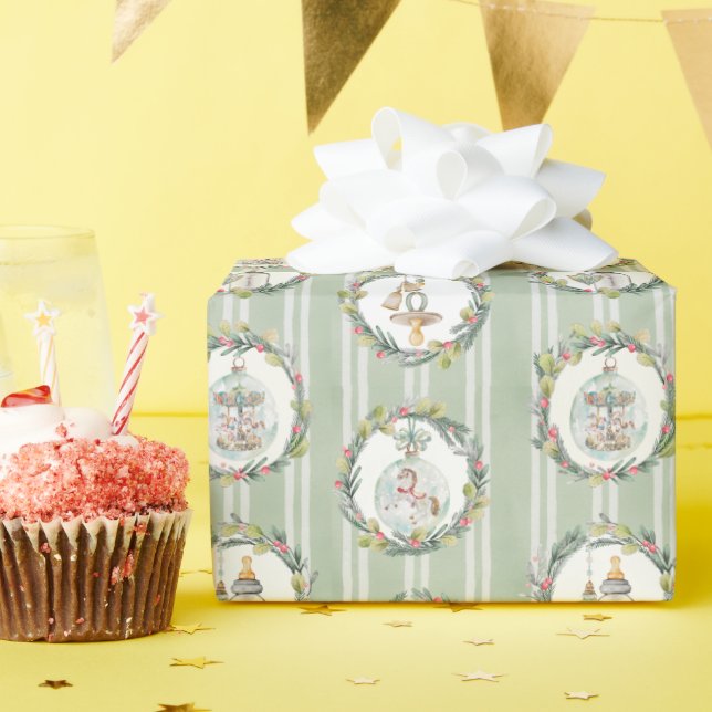 Presente Papel de enrolamento do Chá de fraldas feliz (Festa de aniversário)