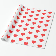Papel de Enrolamento do Coração Vermelho - Enrolam