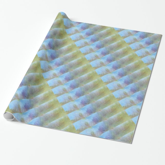 Presente Papel de enrolamento do design abstrato do "Blur A (Desenrolado)