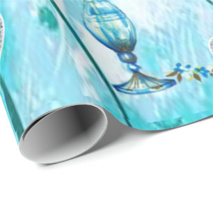 Presente Papel de enrolamento do dia de as mães