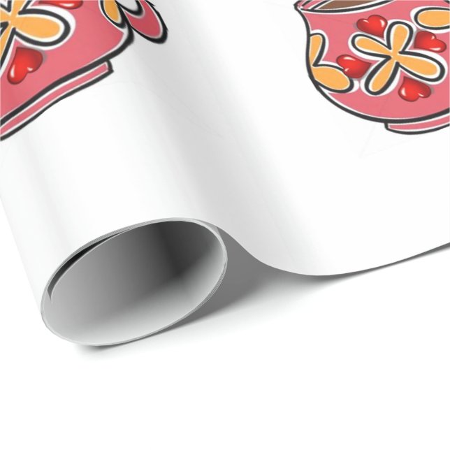 Presente Papel de enrolamento do dia de as mães (Ponta do rolo)