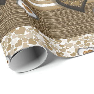 Presente Papel de enrolamento do dia de as mães