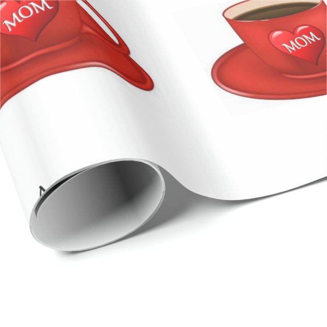 Presente Papel de enrolamento do dia de as mães (Ponta do rolo)