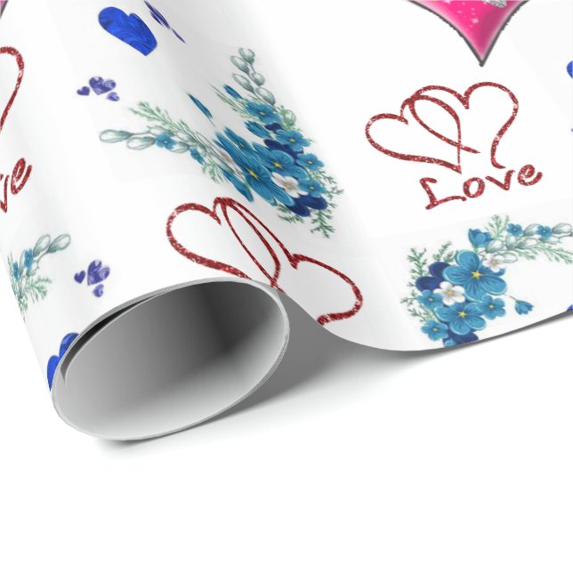 Presente Papel de enrolamento do dia de as mães (Ponta do rolo)