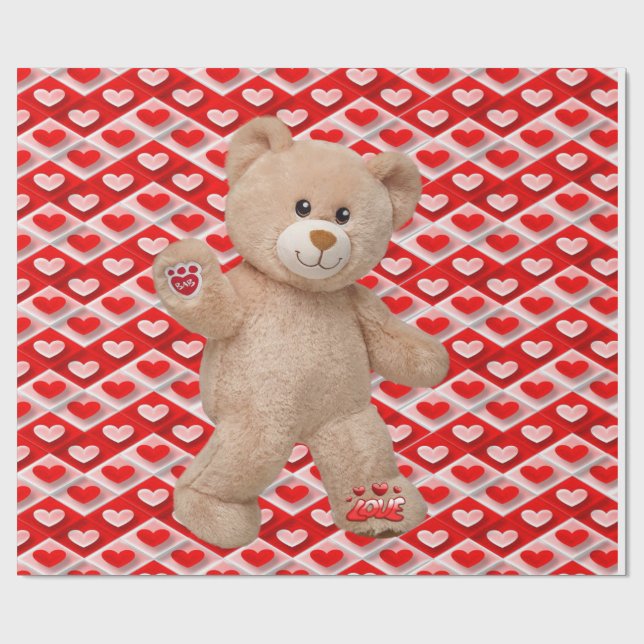 Presente Papel de enrolamento do dia de os namorados (Aberto)