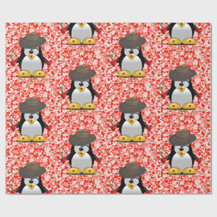 Presente Papel de enrolamento do dia de os namorados