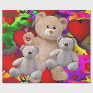 Presente Papel de enrolamento do dia de os namorados