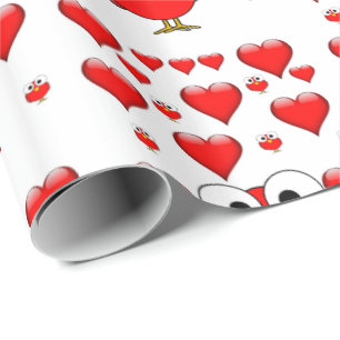 Presente Papel de enrolamento do dia de os namorados